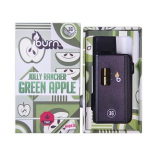 Buy Burn Extracts - Jolly Rancher Green Apple 3ML Mega Sized at Wccannabis Online Shop