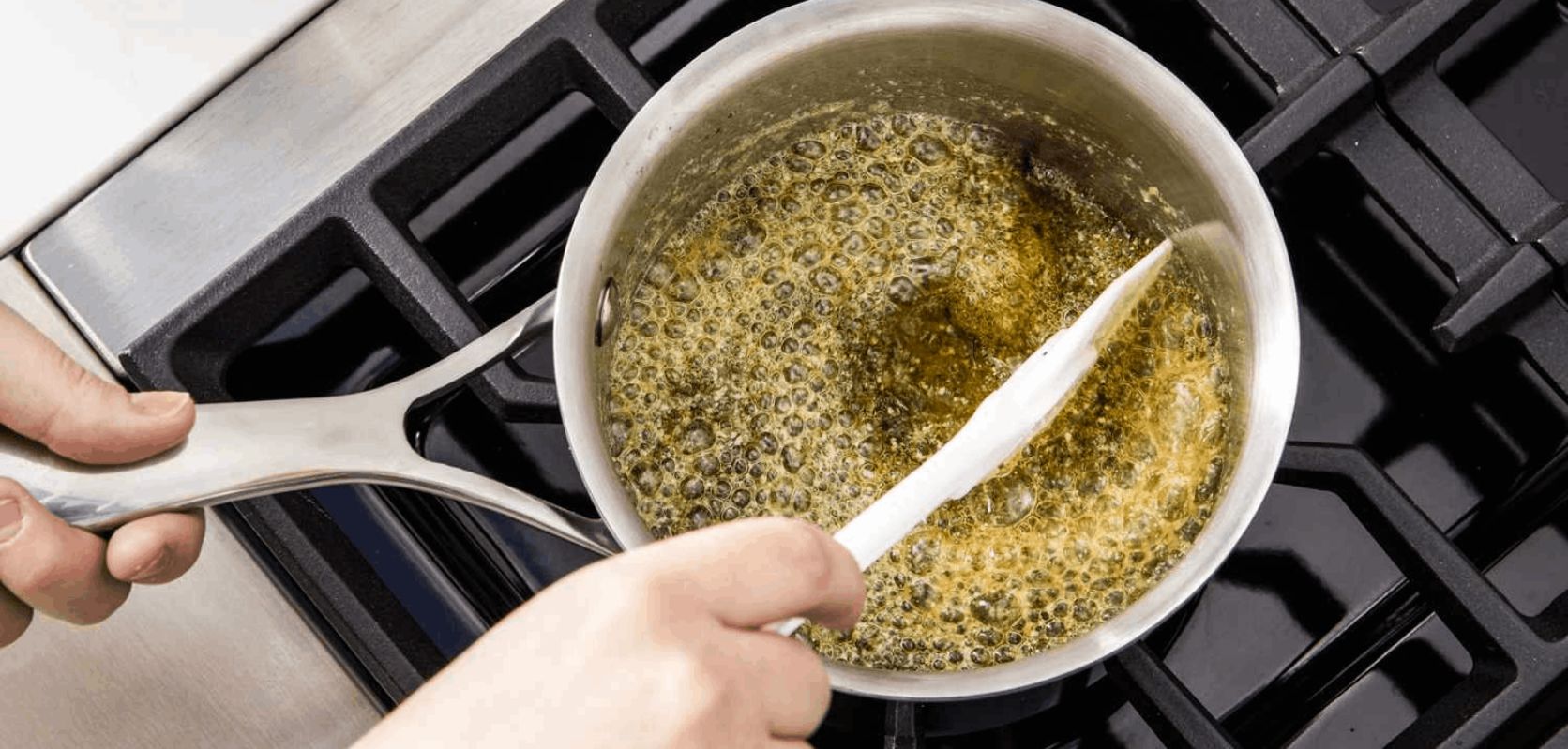 Cannabutter is the starting point of this recipe. As much as the name is interesting, the process is easy too.