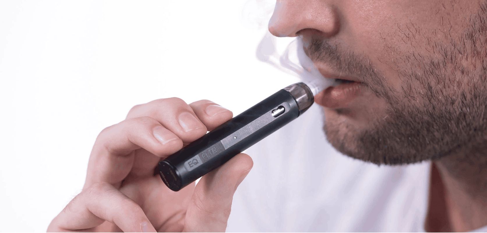 Push-button vape pens function by having the user press a button to turn on the heating component and create vapour.