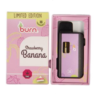 Buy Burn Extracts - Limited Edition - Strawberry Banana 3G Disposable Vapes at Wccannabis Online Shop