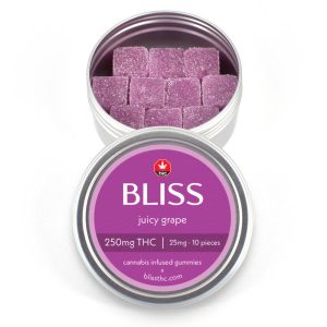 Buy Bliss - Juicy Grape Gummy 250mg THC at Wccannabis Online Shop