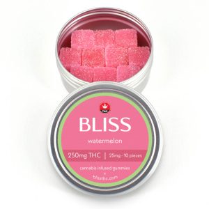 Buy Bliss - Watermelon Gummy 250mg THC at Wccannabis Online Shop
