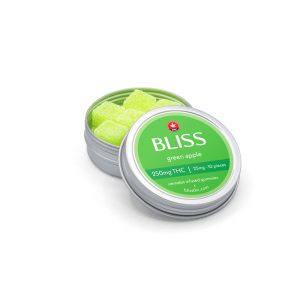 Buy Bliss - Green Apple Gummy 250mg THC at Wccannabis Online Shop