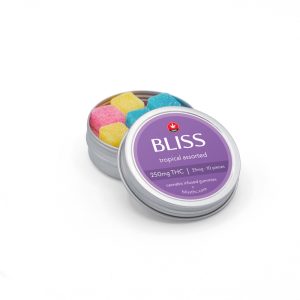 Buy Bliss - Tropical Assorted Gummy 250mg THC at Wccannabis Online Shop