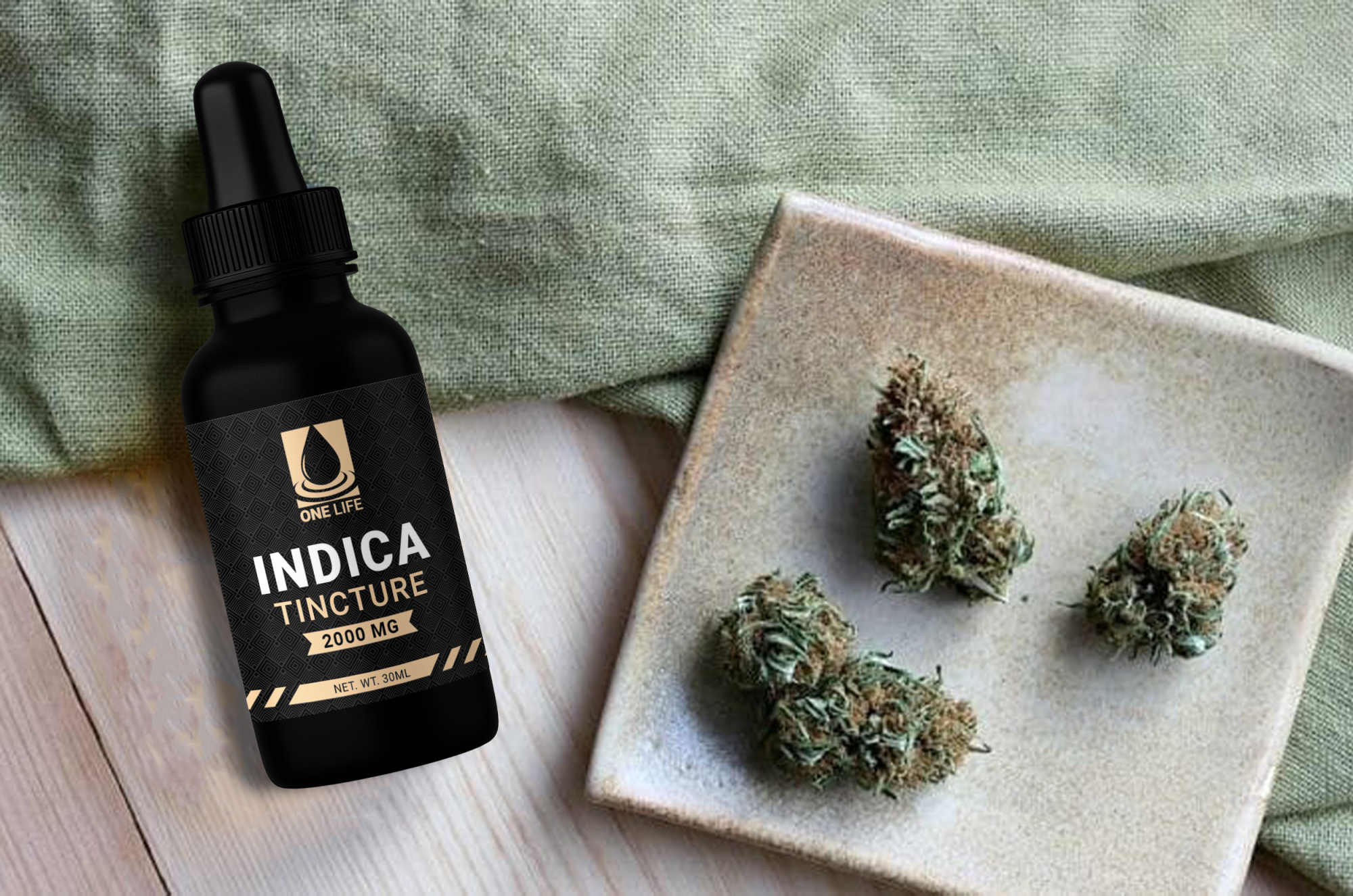 Buy One Life Tincture - 2000mg THC Indica  at Wccannabis Online Shop