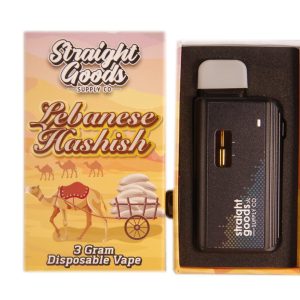 Buy Straight Goods - Lebanese Hashish 3G Disposable Pen at Wccannabis Online Shop