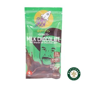 Buy Higher Fire Extracts - Rick Simpson Chocolate Bar - Milk 500mg THC at Wccannabis Online Shop