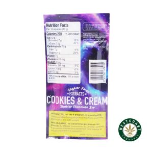 Buy Higher Fire Extracts - Shatter Chocolate Bar - Cookies & Cream 2000mg THC (Indica) at Wccannabis Online Shop