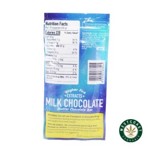 Buy Higher Fire Extracts - Shatter Chocolate Bar - Milk 1000mg THC (Sativa) at Wccannabis Online Shop