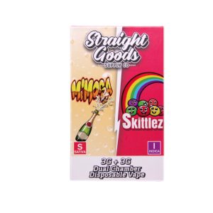 Buy Straight Goods - Dual Chamber Vape - Mimosa + Skittlez (3 Grams + 3 Grams) at Wccannabis Online Shop