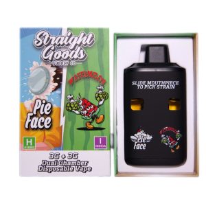 Buy Straight Goods - Dual Chamber Vape - Pie Face + Watermelon (3 Grams + 3 Grams) at Wccannabis Online Shop