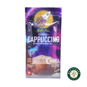 Buy Higher Fire Extracts - Shatter Chocolate Bar - Cappuccino 2000mg THC (Indica) at Wccannabis Online Shop