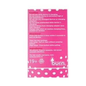 Buy Burn Extracts - Bubble Gum 3ML Mega Sized at Wccannabis Online Shop