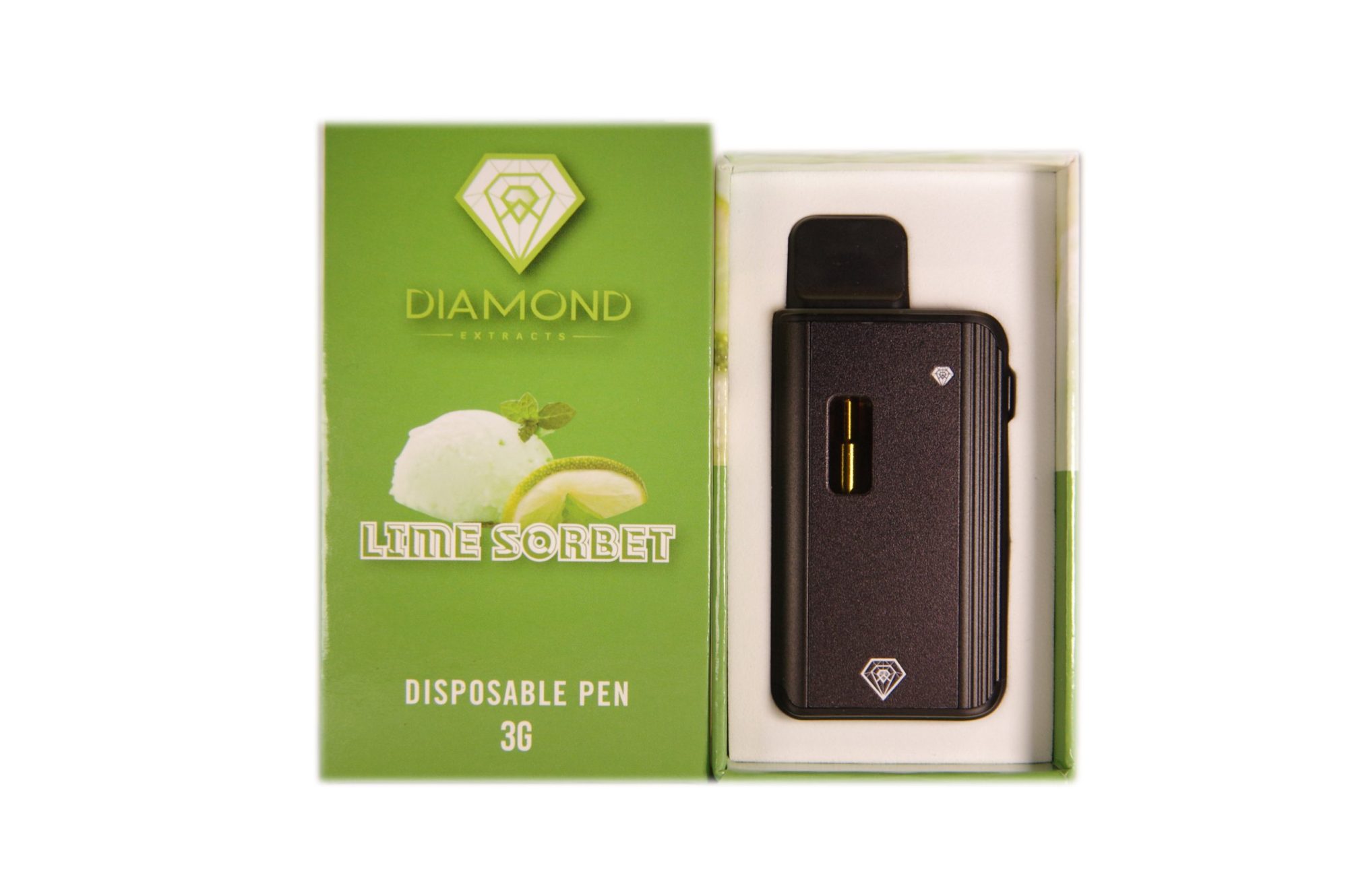 Buy Diamond Concentrates - Lime Sorbet 3G Disposable Pen at Wccannabis Online Store