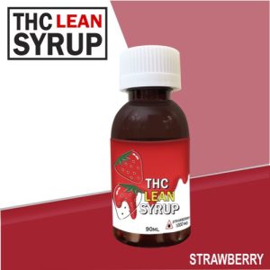 Buy THC Lean Syrup - Strawberry at Wccannabis Online Shop