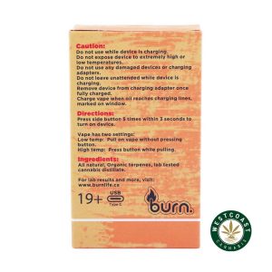 Buy Burn Extracts - Root Beer 3ML Mega Sized at Wccannabis Online Shop