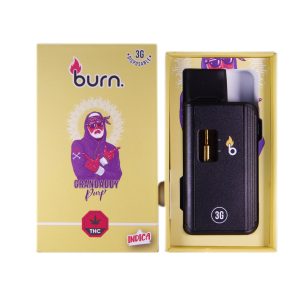 Buy Burn Extracts - Grandaddy Purple 3ML Mega Sized at Wccannabis Online Shop