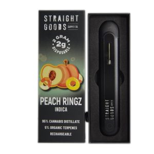 Buy Straight Goods - Peach Rings 2G Disposable Pen (Indica) at Wccannabis Online Shop