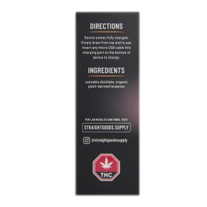 Buy Straight Goods - Strawberry Cough 2G Disposable Pen (Sativa) at Wccannabis Online Shop