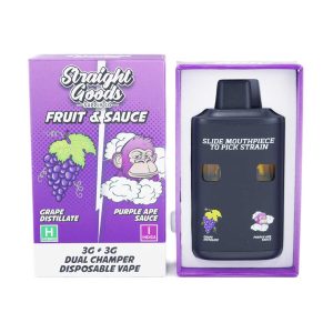 Buy Straight Goods - Dual Chamber Vape - Grape + Purple Ape (3 Grams + 3 Grams) at Wccannabis Online Shop