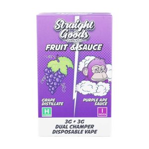 Buy Straight Goods - Dual Chamber Vape - Grape + Purple Ape (3 Grams + 3 Grams) at Wccannabis Online Shop