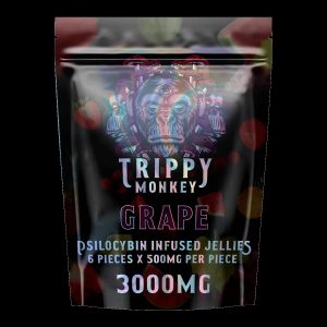 Buy Trippy Monkey – Psilocybin Jellies – 3000mg – Grape at Wccannabis Online Shop