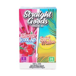 Buy Straight Goods - Dual Chamber Vape - Cherry Kool Aid + Tropical Melon (3 Grams + 3 Grams) at Wccannabis Online Shop
