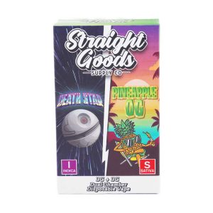Buy Straight Goods - Dual Chamber Vape - Death Star+ Pineapple OG (3 Grams + 3 Grams) at Wccannabis Online Shop