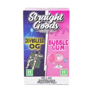 Buy Straight Goods - Dual Chamber Vape - Skywalker OG + Bubble Gum (3 Grams + 3 Grams) at Wccannabis Online Shop
