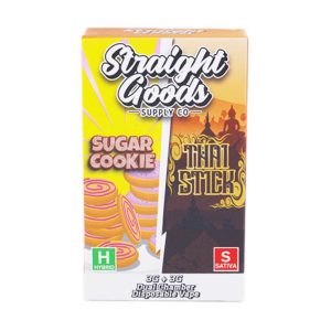 Buy Straight Goods - Dual Chamber Vape - Sugar Cookies + Thai Stick (3 Grams + 3 Grams) at Wccannabis Online Shop