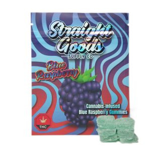 Buy Straight Goods Edibles – Blue Raspberry (300mg THC) at Wccannabis Online Shop