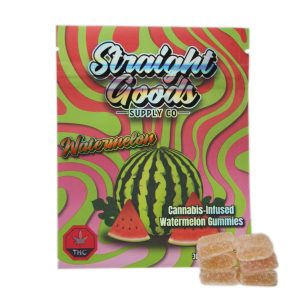Buy Straight Goods Edibles – Watermelon (300mg THC) at Wccannabis Online Shop